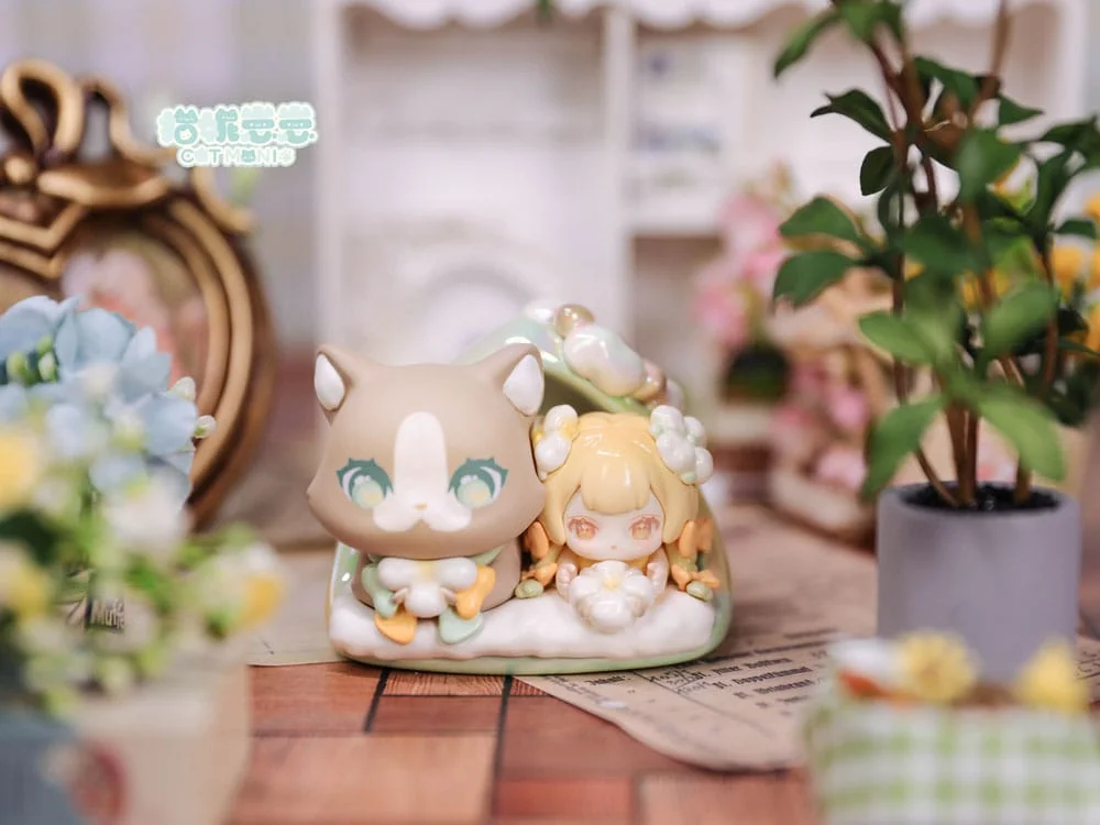 Original Character Trading Figures Cat Nizizi-Kitten with you 8 cm Blind Box - 1 Unidade